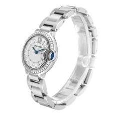 Cartier Ballon Bleu Diamond Steel Quartz W4BB0034 Box Card 4
