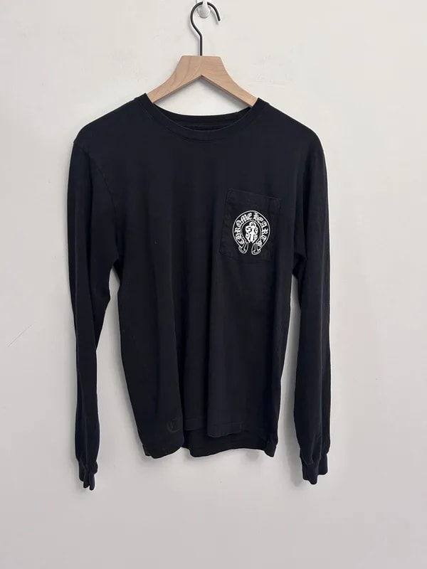 Chrome Hearts — Hearts USA Flag Pocket Long- Sleeve — streetwear — resale
