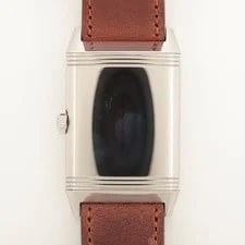Jaeger-LeCoultre Reverso Classic Small Seconds Q3858522 SS & Leather Stem-win 2