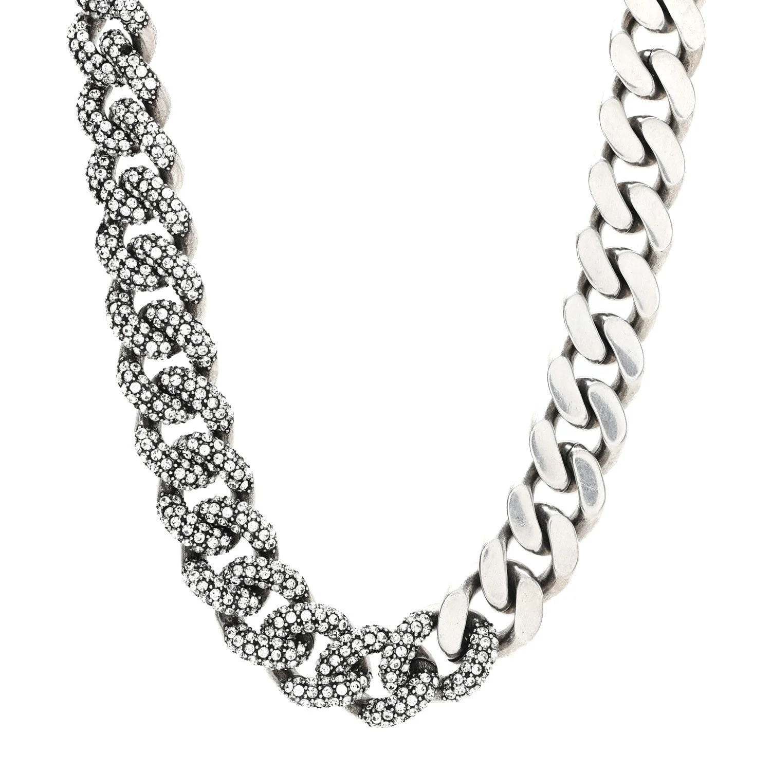 Saint Laurent — Curb Chain Oxidized — Jewelry — resale