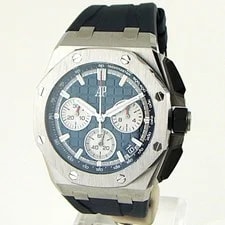 Audemars Piguet 26420TI Royal Oak Offshore Chronograph Blue Dial Titanium 43mm 3