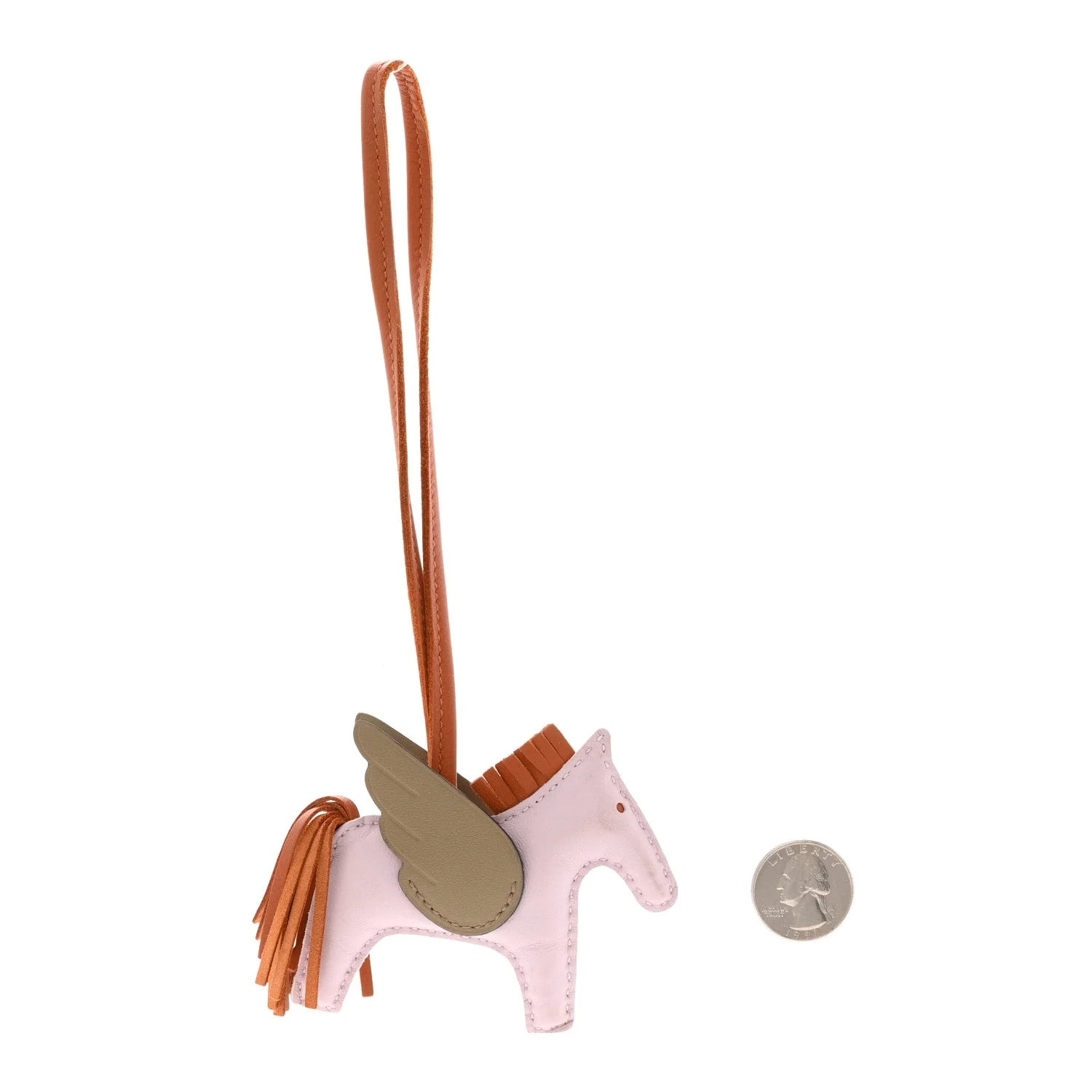 Milo Grigri Rodeo Pegase Horse Bag Charm Pale Pain D'epice Marfa 2
