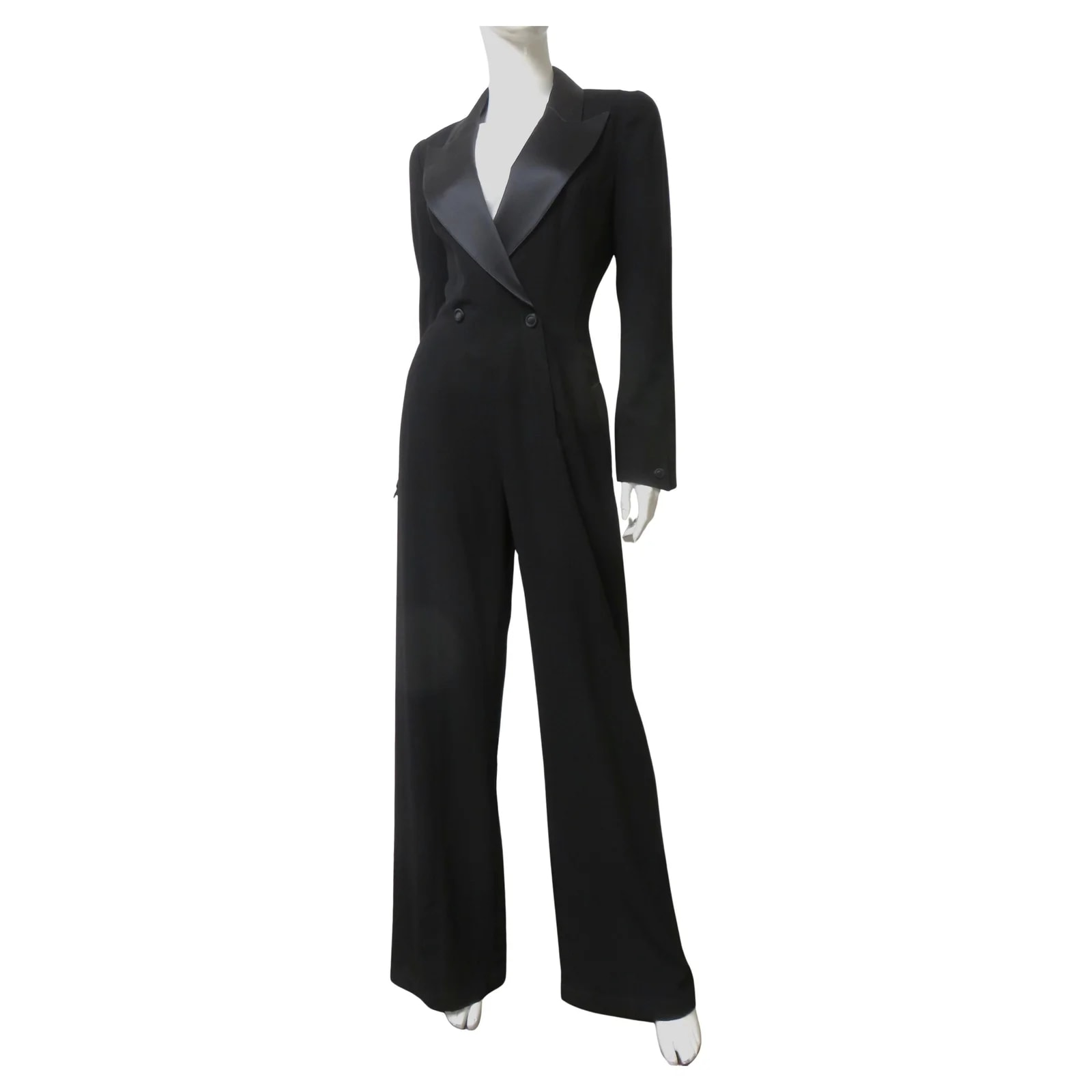 Thierry Mugler — Thierry Mugler Tuxedo Jumpsuit, 1980s — Clothing — resale