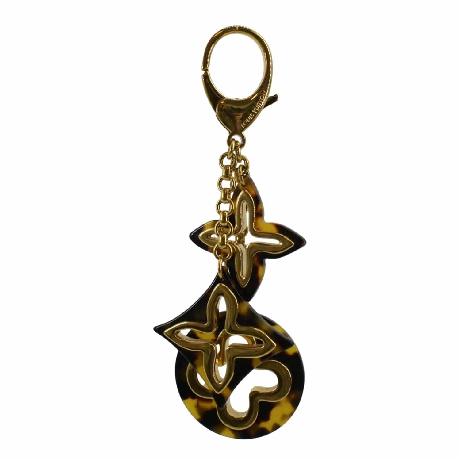 Louis Vuitton Tortoise Resin Insolence Bag Charm 3