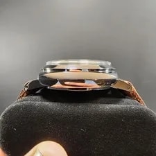 Panerai 663 1950 Limited Edition PAM00663 Steel Saphire Caseback on Leather 3