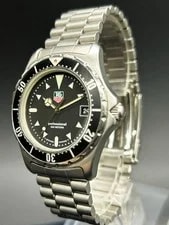 *Near * TAG Heuer Professional 2000 973.006R Quartz Black Dial 4
