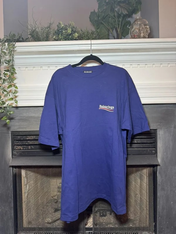 Balenciaga — Balenciaga Embroidered Campaign Shirt — streetwear — resale