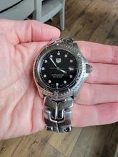 Tag Heuer — TAG Heuer WT1115.BA0551 Link Series Black Silver Diamonds — Watch — resale