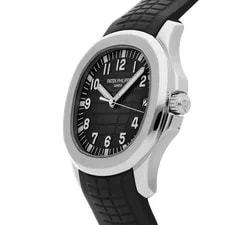 Patek Philippe Aquanaut Date Auto Steel 40mm Strap Black Dial 5167A-001 2