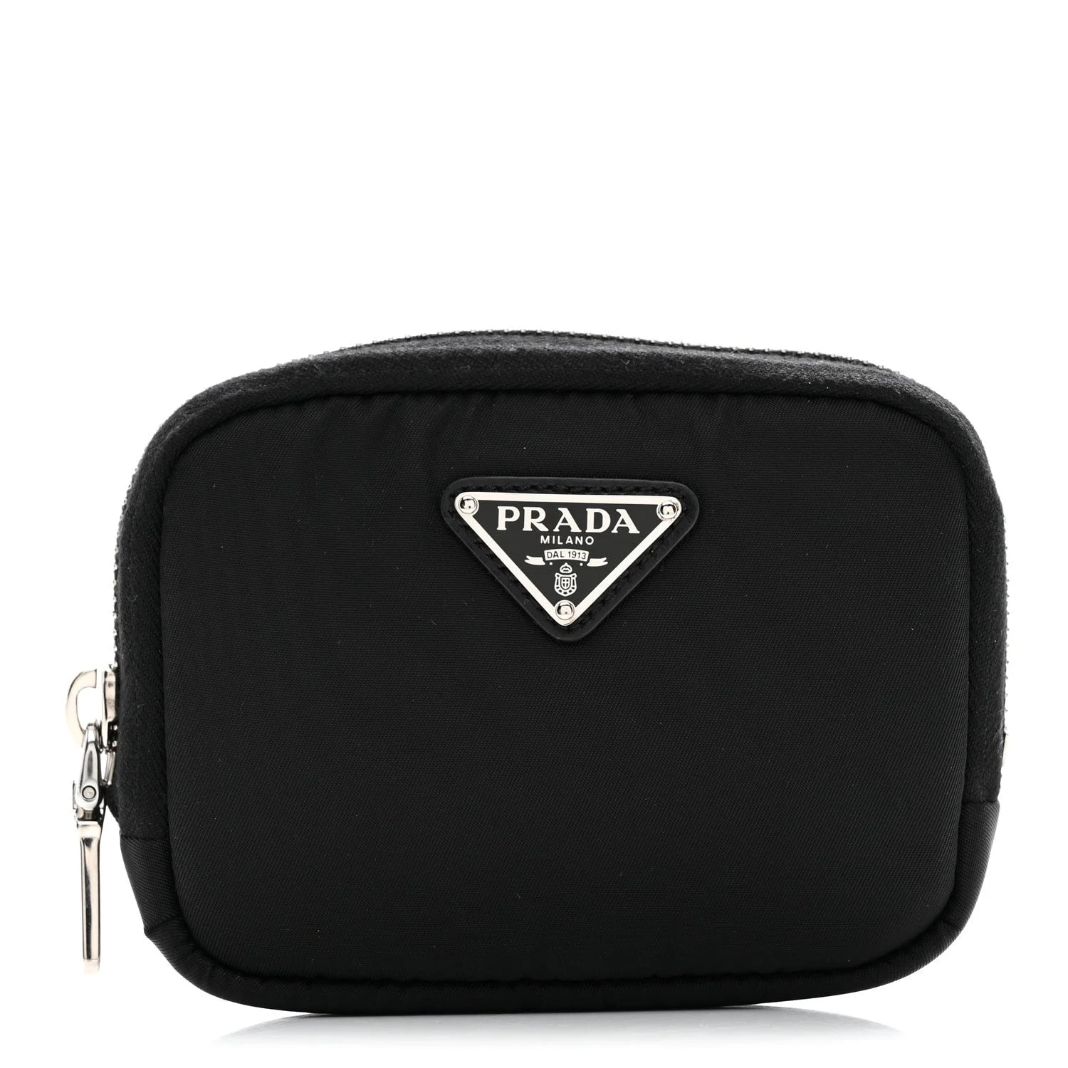 Prada — Compact Zip Around Coin Pouch — Accessory — resale