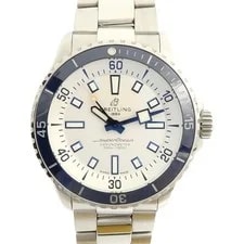 Breitling — Breitling SuperOcean Automatic A17375 Stainless Steel White — Watch — resale