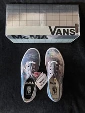 Vans X MoMA Authentics Claude Monet Water Lilies M6 W7.5 4