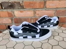 Sz 10.5 Vans Mega Check Knu Skool Skate Checkerboard 2