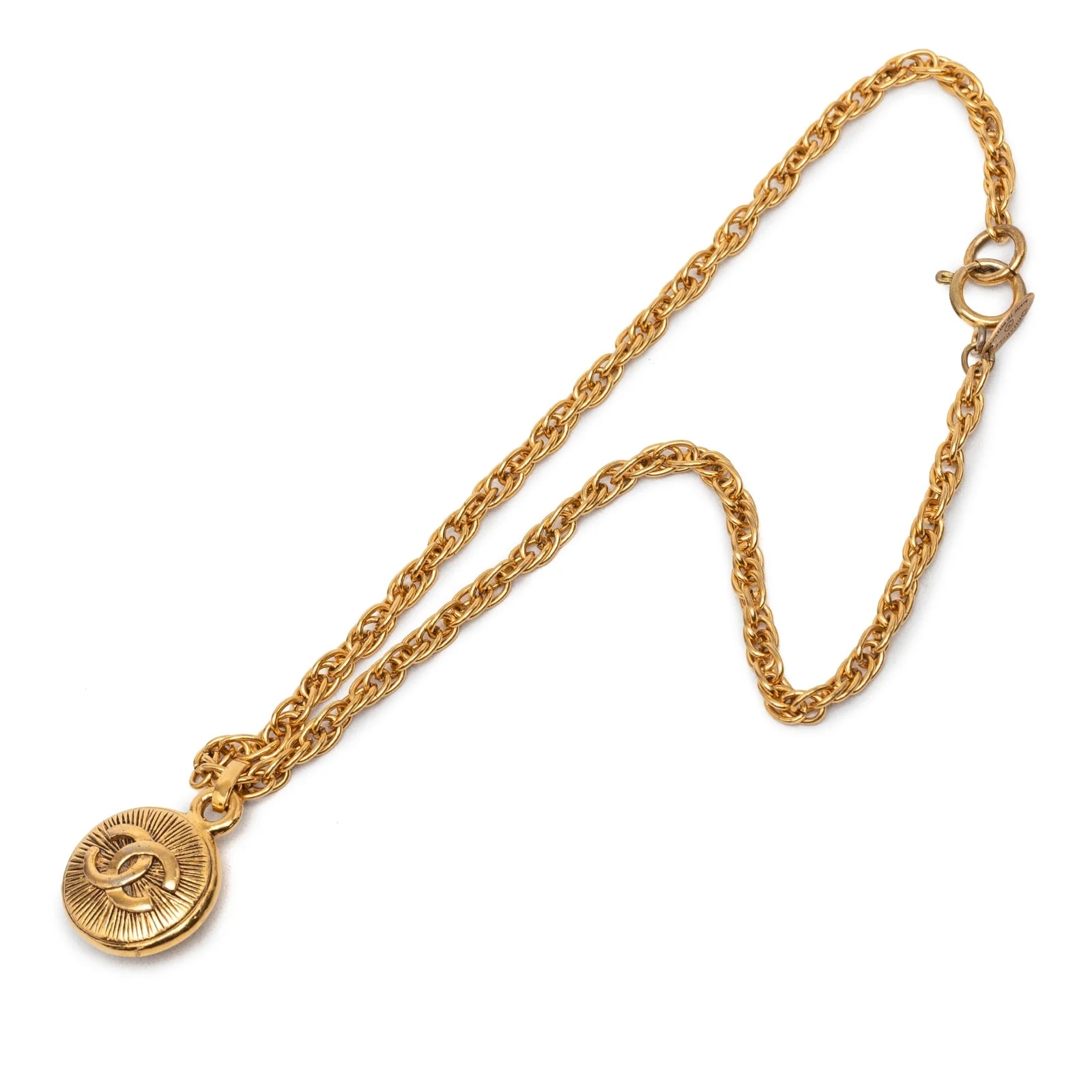 Chanel — CC Sunburst Round — Jewelry — resale