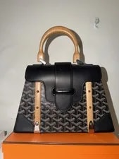 Goyard — Goyard Saigon Crossbody Top Handle Crossbody Beachwood — Handbag — resale
