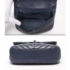 Chanel Chain Single Flap Double Chevron V-stitch 0 3