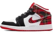 Air Jordan 1 Mid Plaid GS 554725-607 3