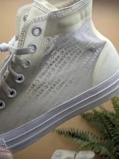 Converse Ctas Clear Sided Logo Size 10.5 High Top Shoes Casual Skateboard 3