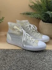 Converse Ctas Clear Sided Logo Size 10.5 High Top Shoes Casual Skateboard 4