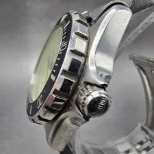 Heuer Professional 1000 Dive 28mm Luminous Dial Steel Date New Batt 3