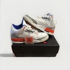 Air Jordan — Size 9 - Air Jordan 3 Retro Knicks Vnds OG ALL — Sneaker — resale