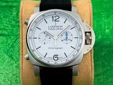 Panerai — Panerai Luminor Chronograph White Dial 44mm - Ref PAM 01218 - Complete Set 2024 — Watch — resale