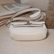 2025 Authentic Hermes Kelly Moove Crossbody Pale PHW 4