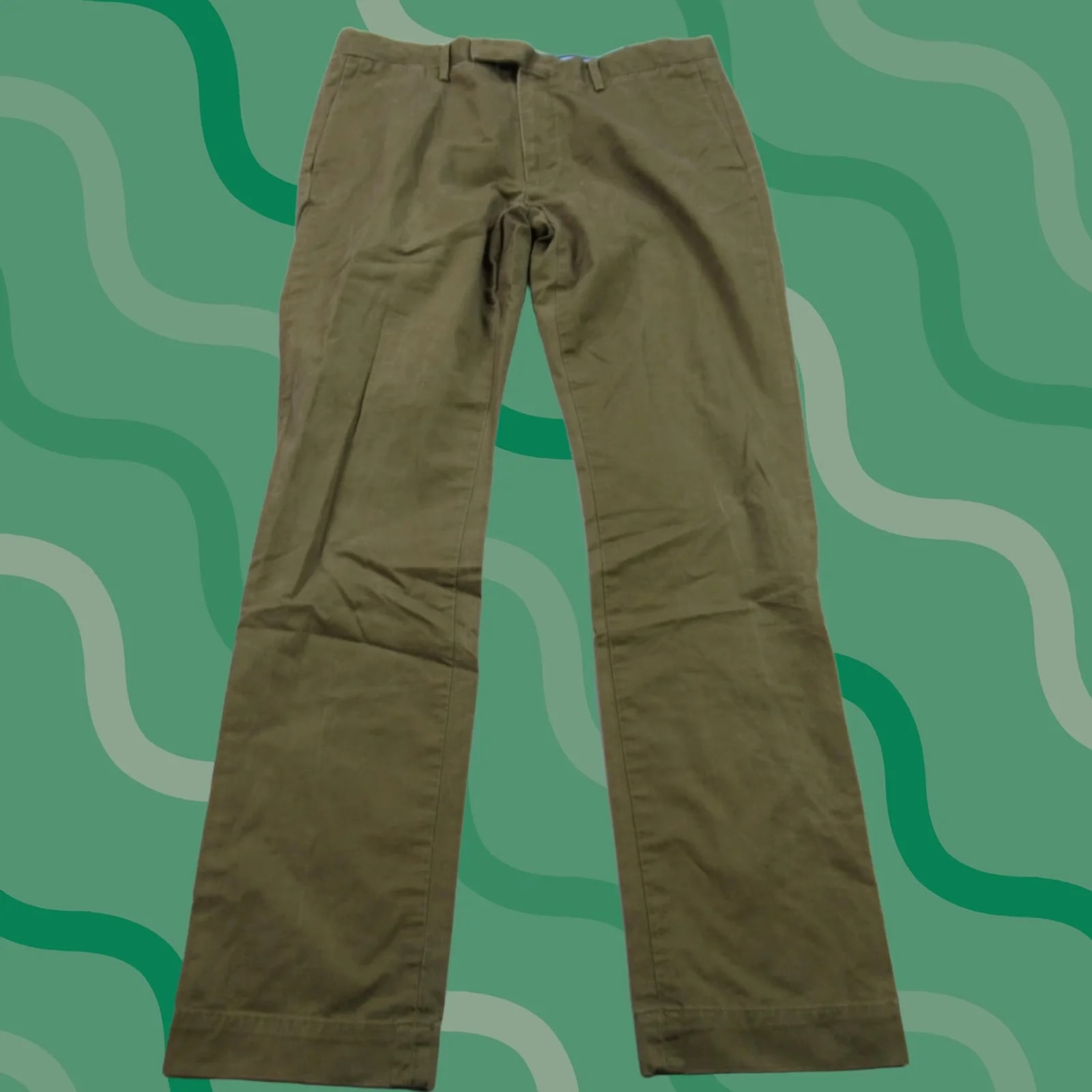 Polo Ralph Lauren — Polo Ralph Lauren Stretch Slim Fit Chino Pants 34x32 Slim Flat Front With Pockets ? — streetwear — resale
