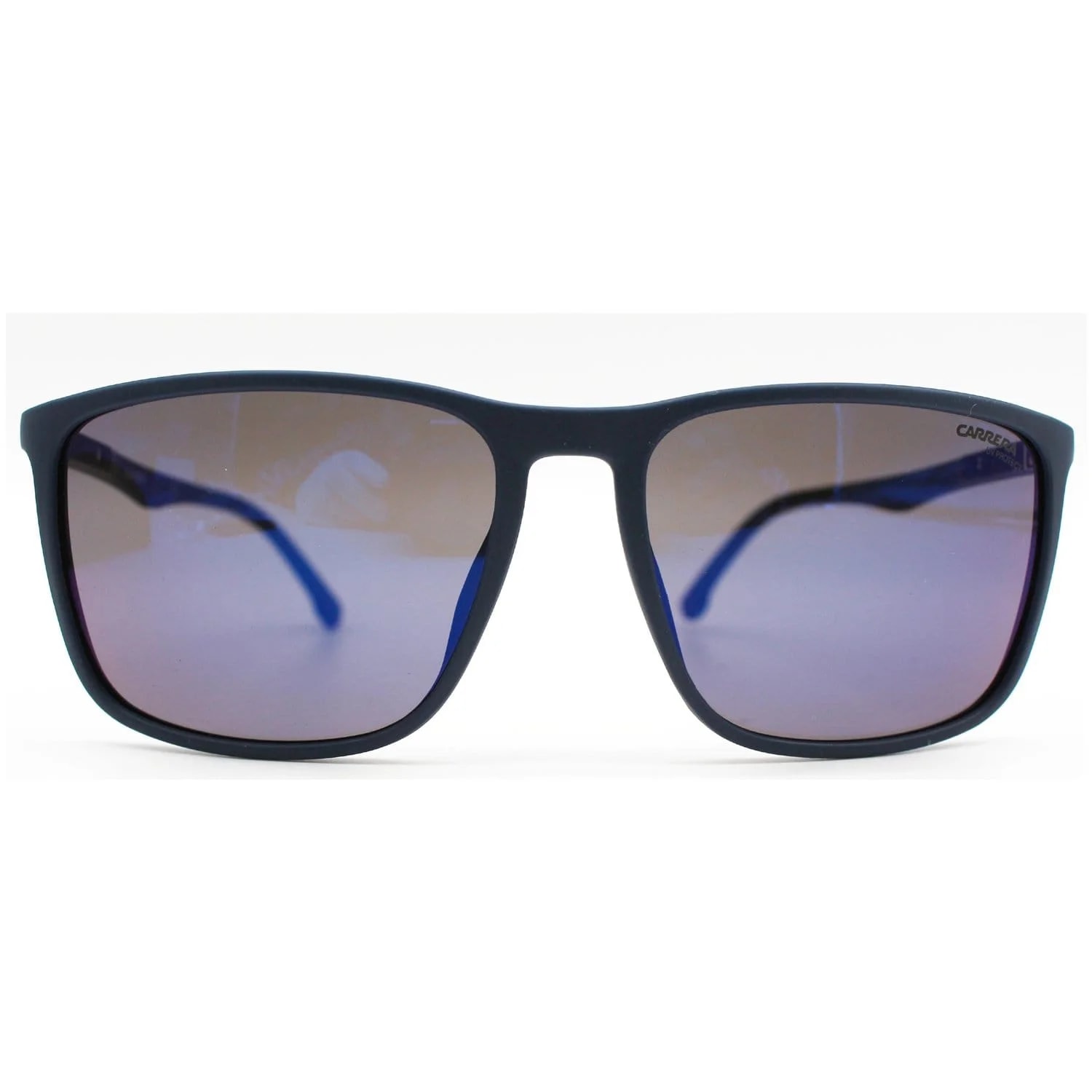 Carrera CA8031S/0FLL/XT Matte Blue Sunglasses Blue Mirrored Lens 3