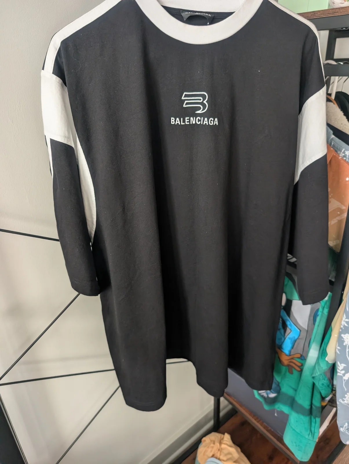 Balenciaga — Balenciaga Logo Embossed Stitching Shirt — streetwear — resale