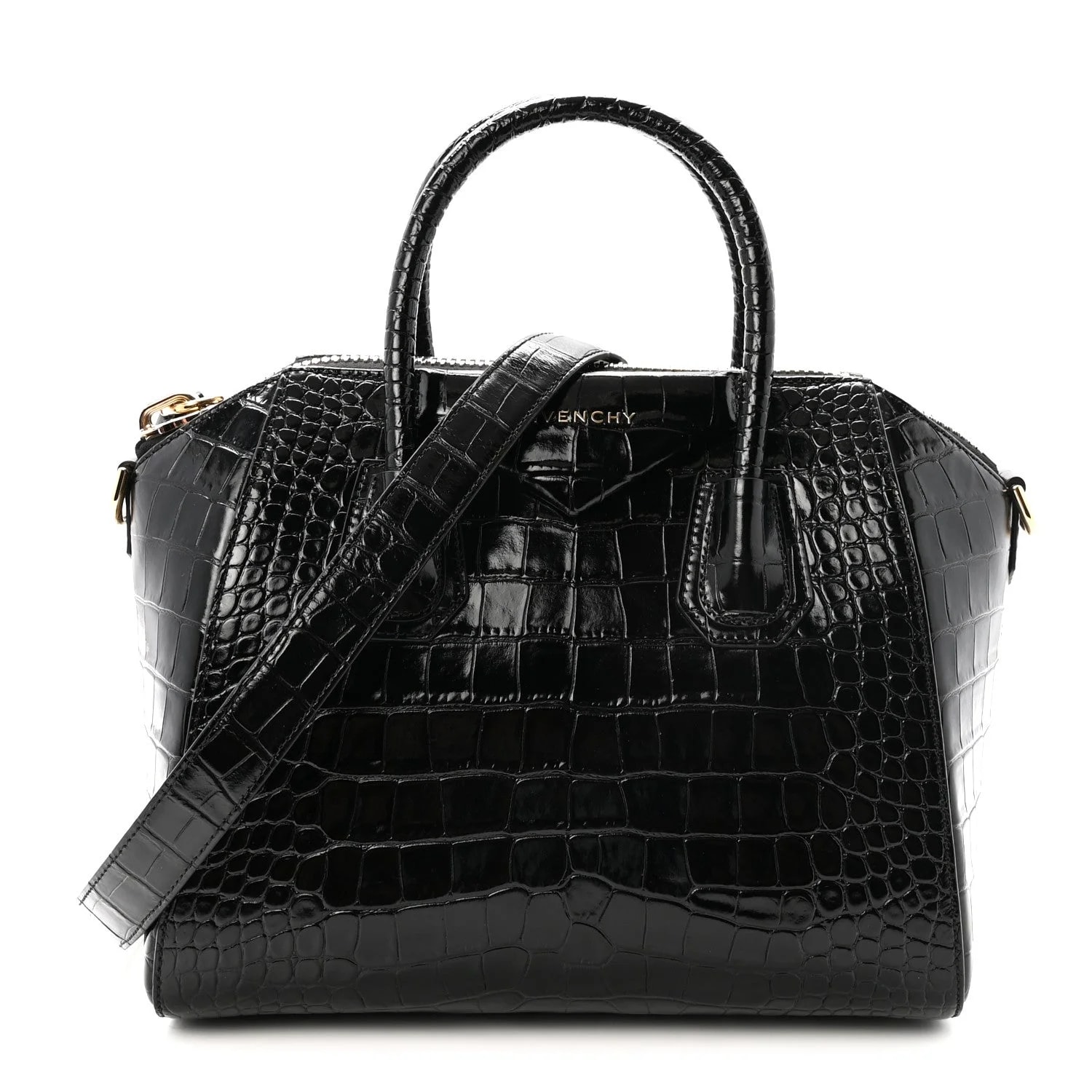 Givenchy — Embossed Small Antigona — Handbag — resale
