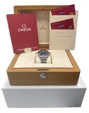 NEW 2026 Papers Omega Seamaster Diver Blue Wave 42mm 210.30.42.20.03.001 BOX 4