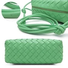 Bottega Veneta Small Loop Camera 680255V1G11 Lamb Light X Silv 4