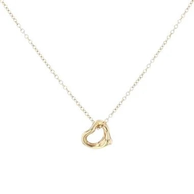 Tiffan — Tiffany & Co Open Heart Mini in Yellow Gold — Jewelry — resale