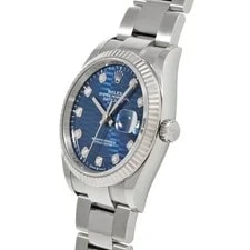 Rolex Datejust 36 126234G 36mm Stainless Steel Blue #WW954 2