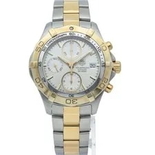 TAG Heuer Aquaracer Chronograph Automatic CAF2120.BB0816 Box SS GP S S 2