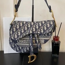 Dior — Dior Saddle Classic Embroidered - Very Good #MO2NCX — Handbag — resale