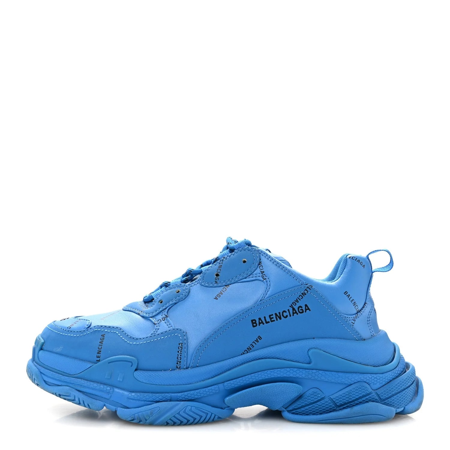 Balenciaga — Technical Fabric Allover Logo Triple S 45 — Sneaker — resale