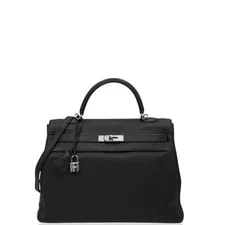 Noir — Hermes Kelly 35 89 Togo (hm031326a0) — Handbag — resale