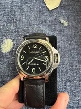 Panerai — Panerai Luminor Black With Black Leather Strap - PAM00112 — Watch — resale