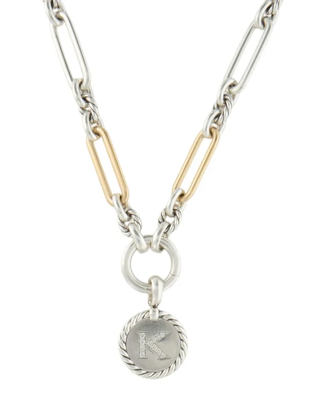David Yurman — 'K' Initial Charm — Jewelry — resale