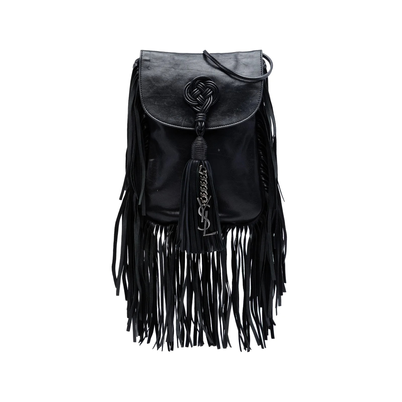 Saint Laurent — Anita Fringed Crossbody — Handbag — resale