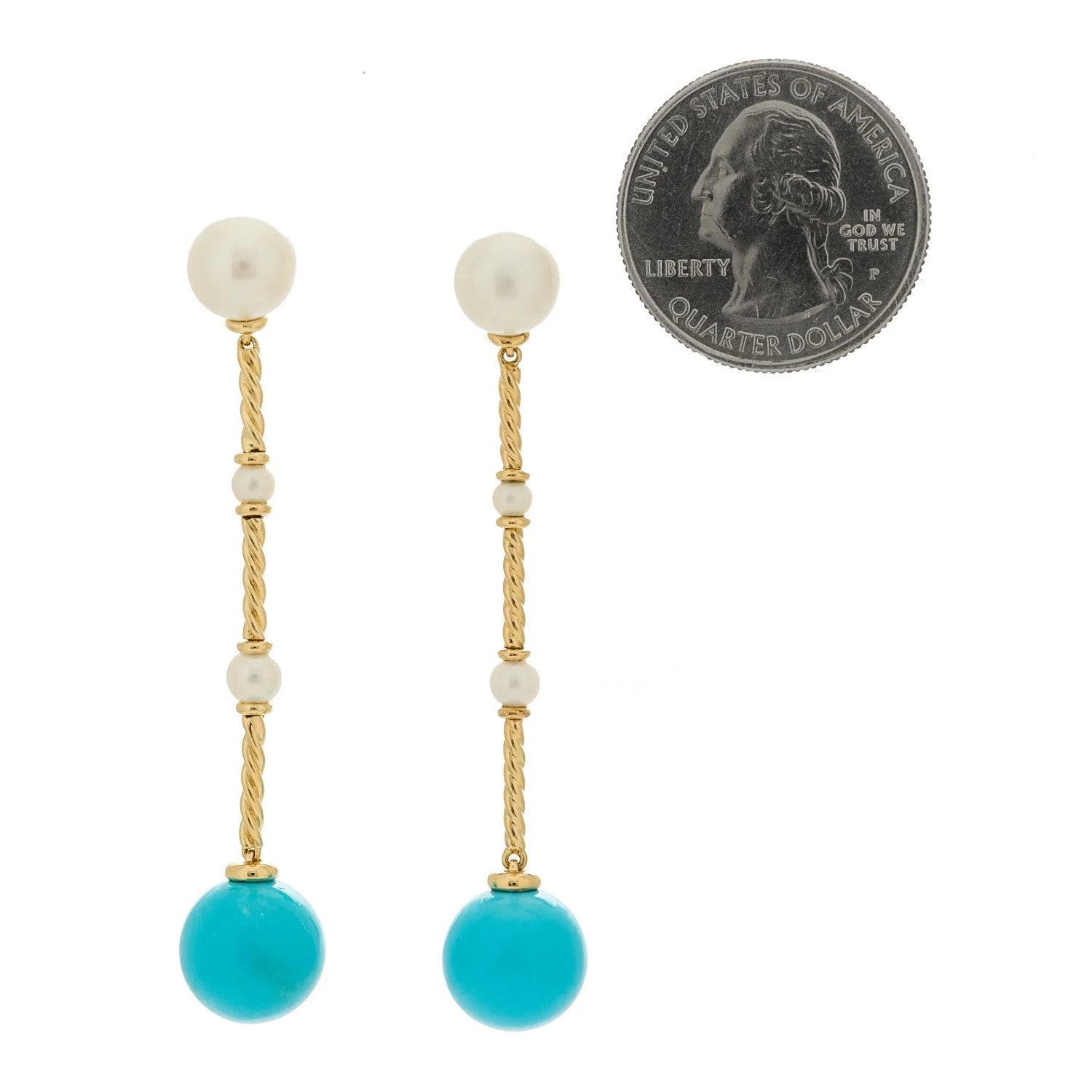 18K Yellow Gold Drop 2