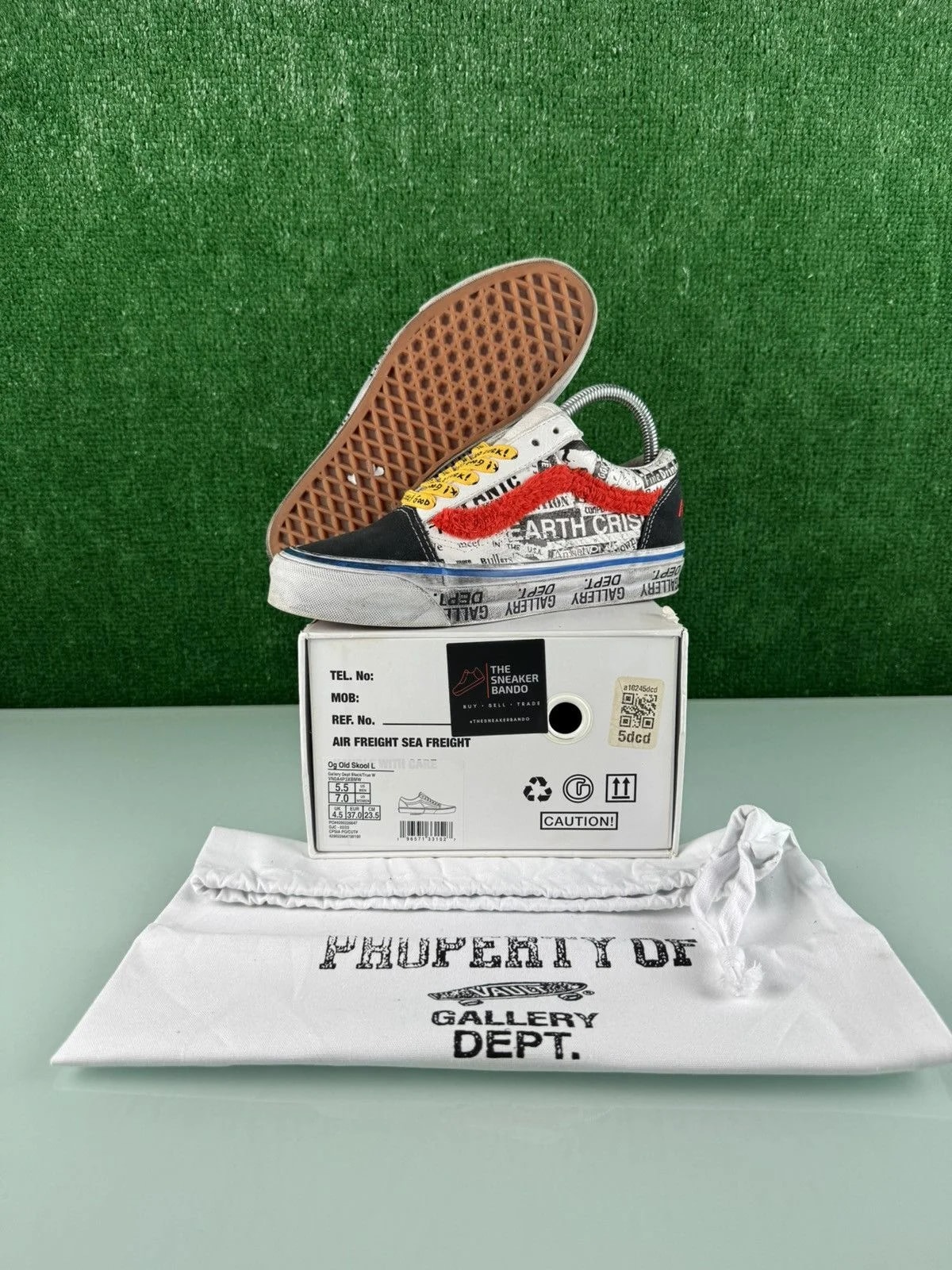 Vans — Gallery Dept. X Vans OG Old Skool LX Good Luck — Sneaker — resale