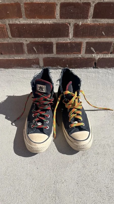 Converse — Converse X Barriers Distressed Chuck Taylor 1970’s Hi — Sneaker — resale