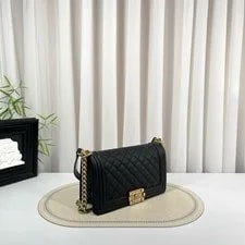 Authentic Chanel le Boy Small Quilted Flap 3