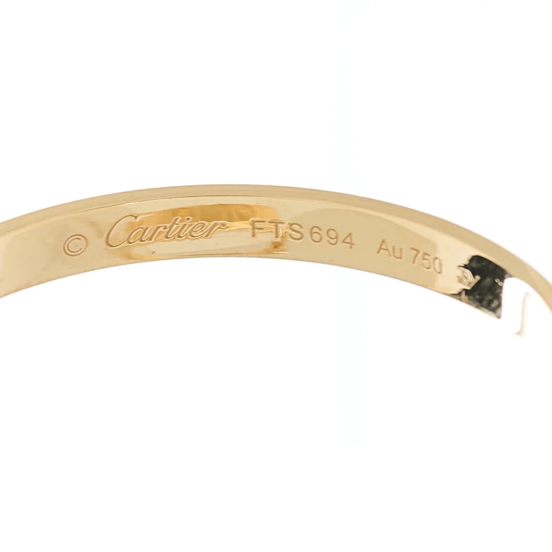 18K Yellow Gold Large Love Hoop 4