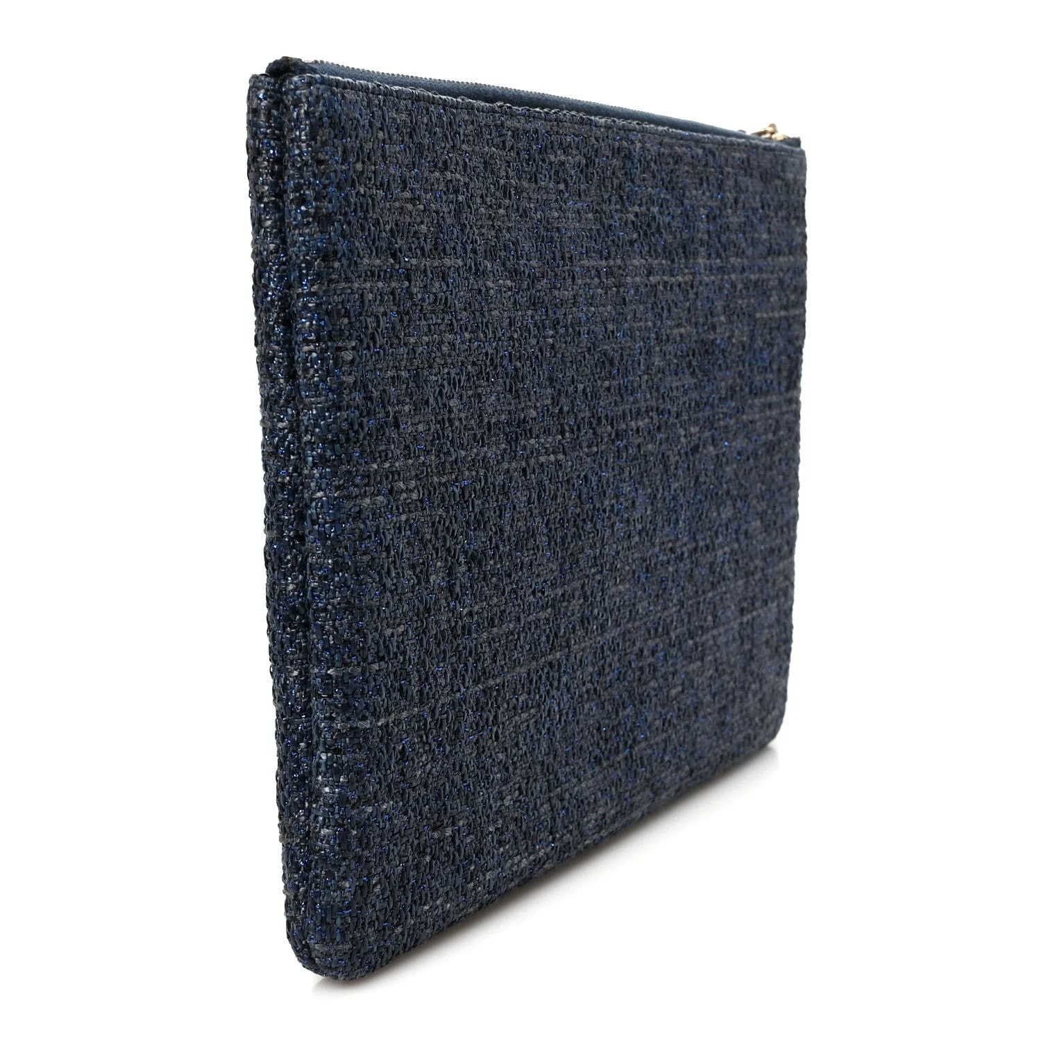 Woven Straw Medium Deauville Cosmetic Pouch 3