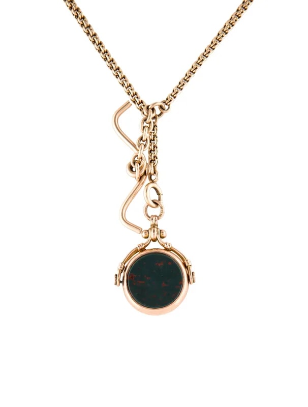 Victorian Bloodstone & Carnelian Reversible — Jewelry — resale