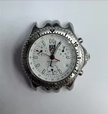 Tag Heuer CG1112-0 38mm White Dial Head Only Stainless Steel * 3